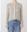CLANE/クラネ MIX MESH GATHER SHIRT 19122-4332