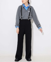 PROVOKE/プロヴォーク サスペンダーニットパンツ PV-050094