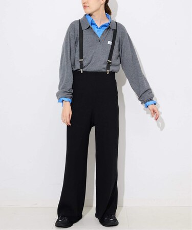 PROVOKE/プロヴォーク サスペンダーニットパンツ PV-050094