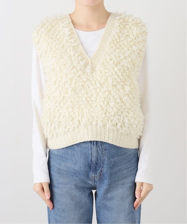 NEPAL HAND KNIT SLOBE別注 ループニットベスト