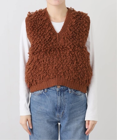 NEPAL HAND KNIT SLOBE別注 ループニットベスト