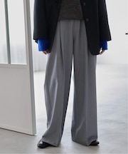 《WEBのみ4サイズ展開/追加》TRワイドトラウザー