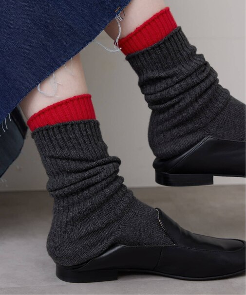 《2枚セット/追加》ルーズリブソックス 2SET