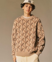 ジオメ ジャガードニットクルー