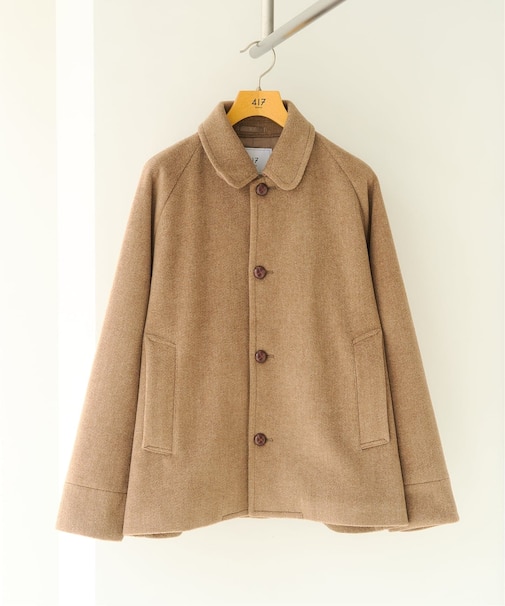 ラウンドカラーブルゾン