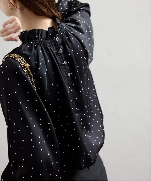 Jeu de Coeurs & Pois】ドットギャザーブラウス｜フォーワンセブン