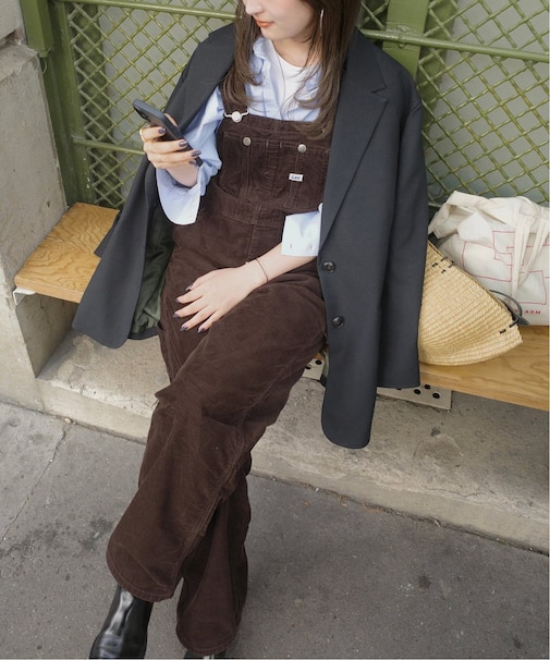 LEE /リー SLOBE別注 コーデュロイオーバーオール