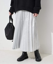 ハクプリントプリーツスカート