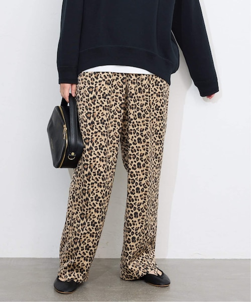 レオパードイージーパンツ｜フォーワンセブン スローブイエナの通販