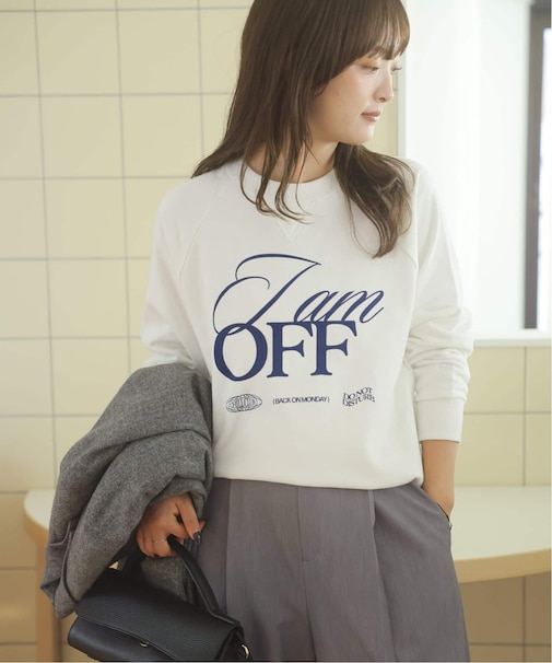 RUSSELL×LOUNA コンパクトスウェット