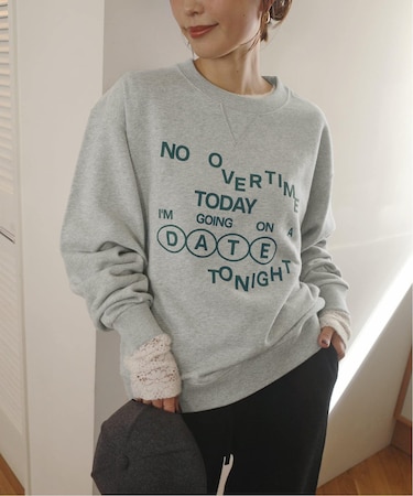 RUSSELL×LOUNA ロゴスウェット