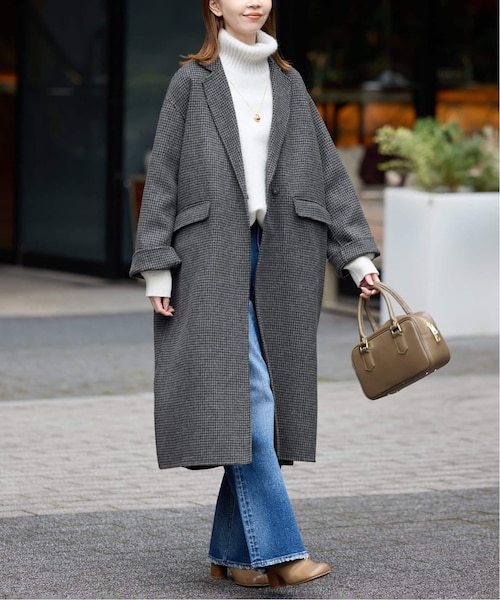 追加2》souple woolダブルフェイスチェスターコート｜フォーワンセブン