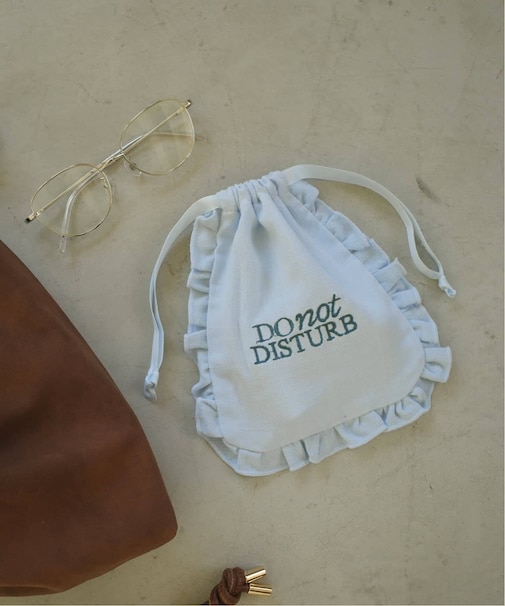 LOUNA SLOBE別注 巾着ポーチ