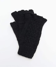 【BLACK SHEEP / ブラックシープ】 HandKnit Cable Glove