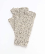 【BLACK SHEEP / ブラックシープ】 HandKnit Cable Glove