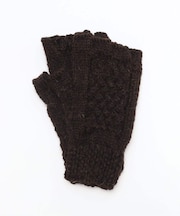 【BLACK SHEEP / ブラックシープ】 HandKnit Cable Glove
