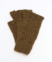 【BLACK SHEEP / ブラックシープ】 HandKnit Cable Glove