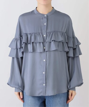 ダブルフリルブラウス