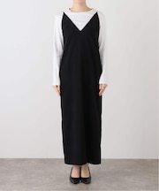 スウェードライクキャミワンピース