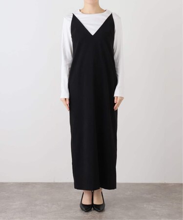 スウェードライクキャミワンピース