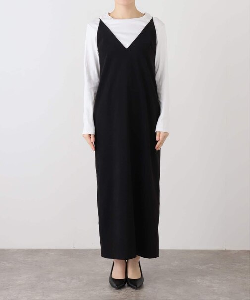 スウェードライクキャミワンピース