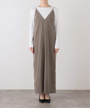 スウェードライクキャミワンピース