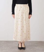 Petit Flower サテンスカート