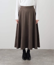 フェイクスエードフレアスカート