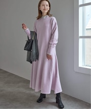 フレアーニットワンピース