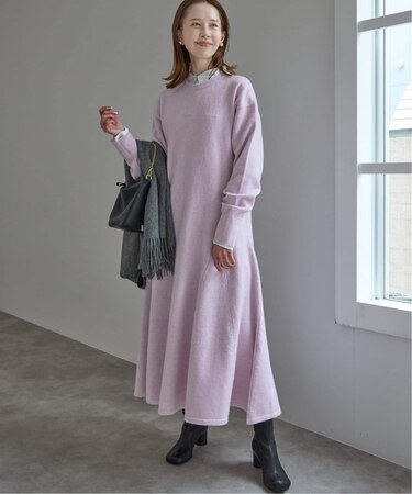 フレアーニットワンピース