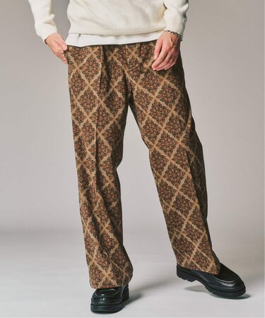 PRINT CORDUROY EASY パンツ