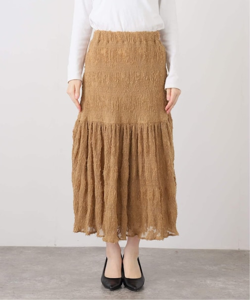 マジョリカジャガードフレアスカート