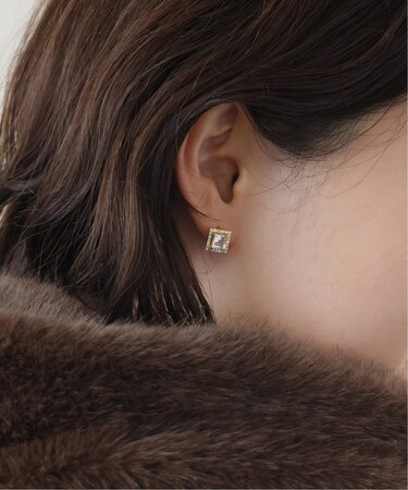 《WEB・一部店舗限定》ODUL/オジュール SLOBE別注 スクエアカットピアス