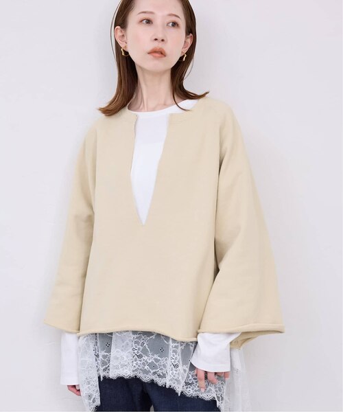 裏毛スキッパープルオーバー｜フォーワンセブン スローブイエナの通販