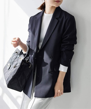 《セットアップ対応可/追加2》ウォッシャブルツイルダブルジャケット