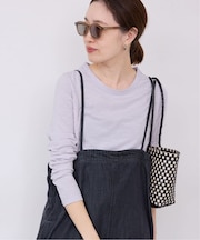 シアー天竺クルーネックロンTEE