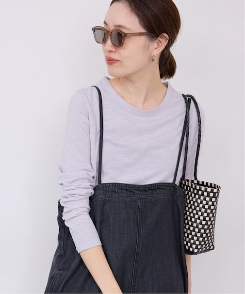 シアー天竺クルーネックロンTEE