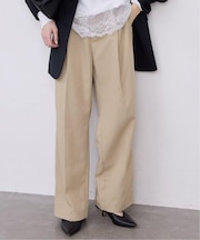 《セットアップ対応可/WEBのみ4サイズ展開》撥水2タックチノパンツ