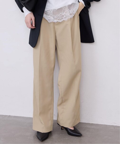 《セットアップ対応可/WEBのみ4サイズ展開》撥水2タックチノパンツ