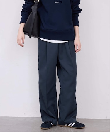 《セットアップ対応可/WEBのみ4サイズ展開》撥水2タックチノパンツ