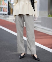 《セットアップ対応可/3サイズ展開》ウォッシャブルツイルストレートパンツ