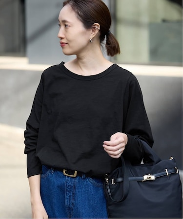 シアー天竺ニュアンスプルオーバー