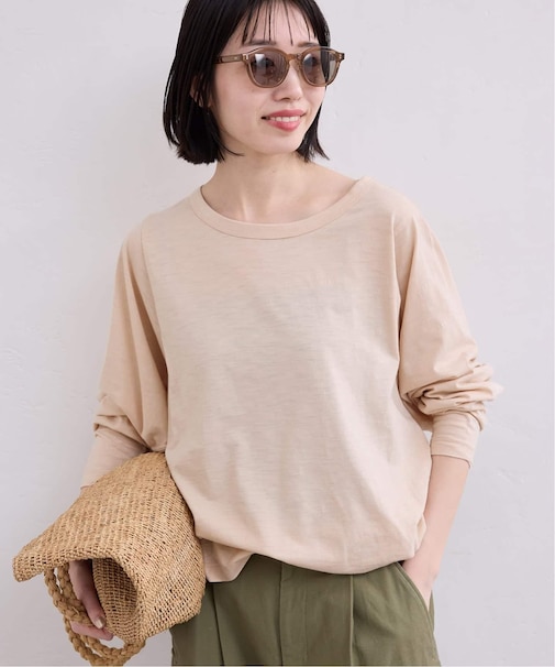 シアー天竺ニュアンスプルオーバー