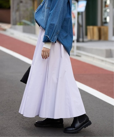 切り替えボリュームスカート