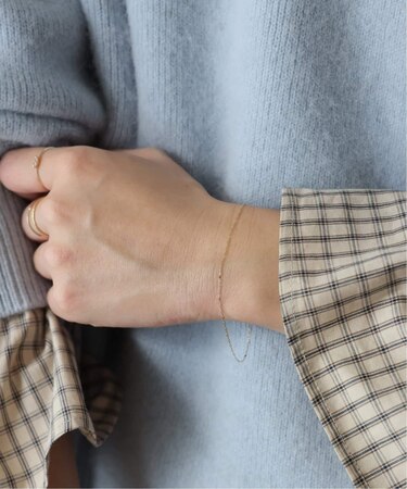 SLOBE ペタルチェーンブレスレット K10