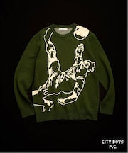 【CITY BOYS FC / シティボーイズFC】417別注 bad boy Sweater