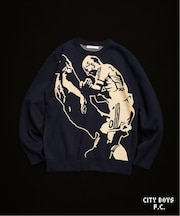【CITY BOYS FC / シティボーイズFC】417別注 bad boy Sweater