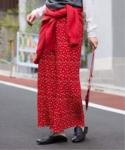 flower pleats アイラインスカート