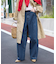 LE DENIM カーブバギーデニムパンツ