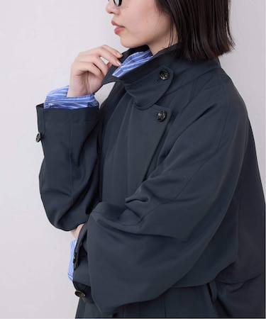 《セットアップ対応可》撥水ミドルトレンチコート